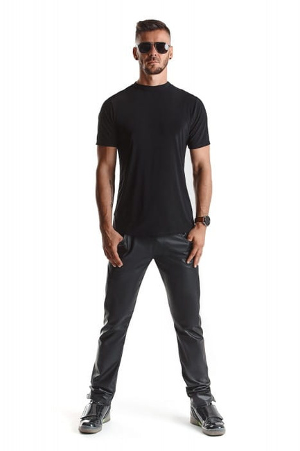 Męska koszulka z suwakiem z tyłu