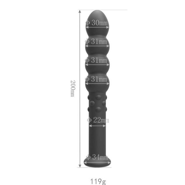Kulkowe dildo analne 20cm