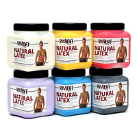 Lateksowa farba do ciała, czarna 500 ml, odporna na wilgoć, bezpieczna dla skóry, bez AZO