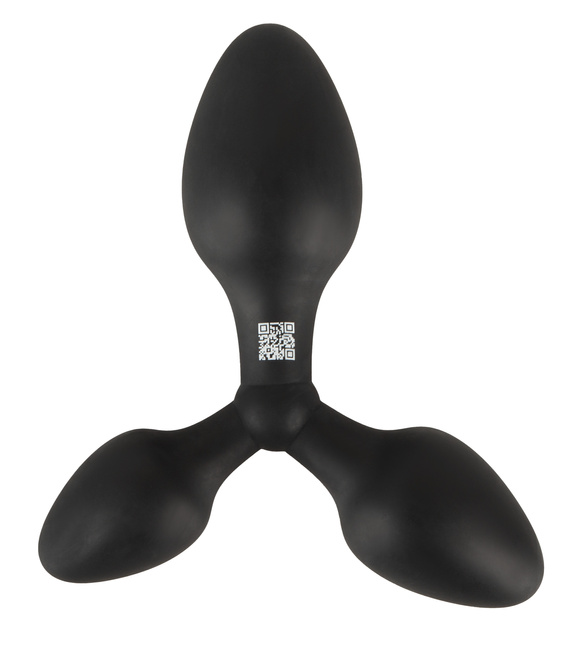 3w1 zestaw – 3 połączone korki analne Ø2,9 cm, Ø 3,4 cm i Ø 3,9 cm, bardzo elastyczne, silikon