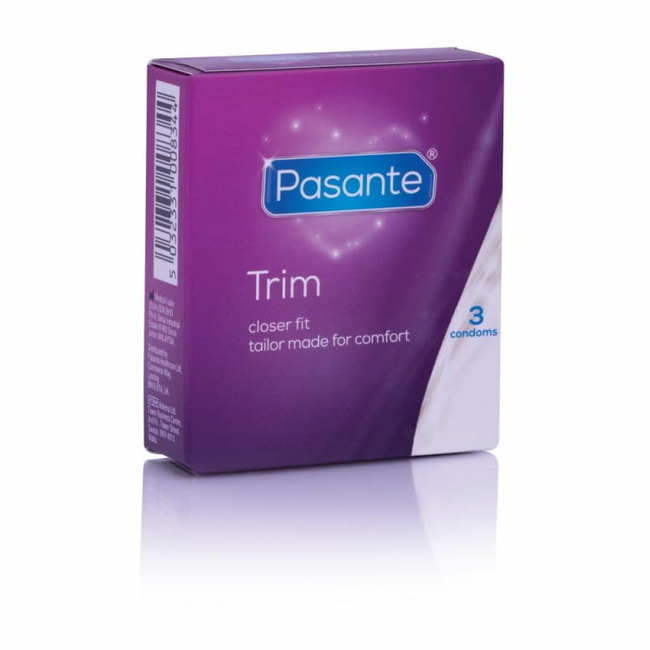 Prezerwatywy  Pasante Trim 3 szt.-zwężone 18cm/49mm