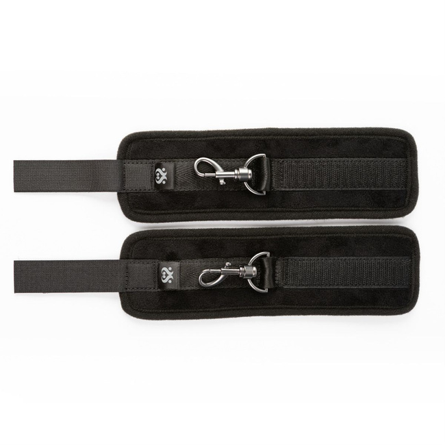 Miękkie kajdanki na nadgarstki SEI MIO, soft BDSM, bondage, 2 sztuki