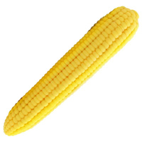 Ogrodek rozkoszy – grudkowany wibrator kukurydza, 10 wibracji, 19,4 cm, Ø34 mm, silikon,  wodoodporny IPX5