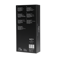 Mocny, czarny wibrator do punktu G, z królikiem z języczkiem do łechtaczki, IPX6, dł. 23 cm