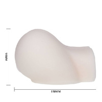 Wibrująca cipka i dupka masturbator z Nature Skin