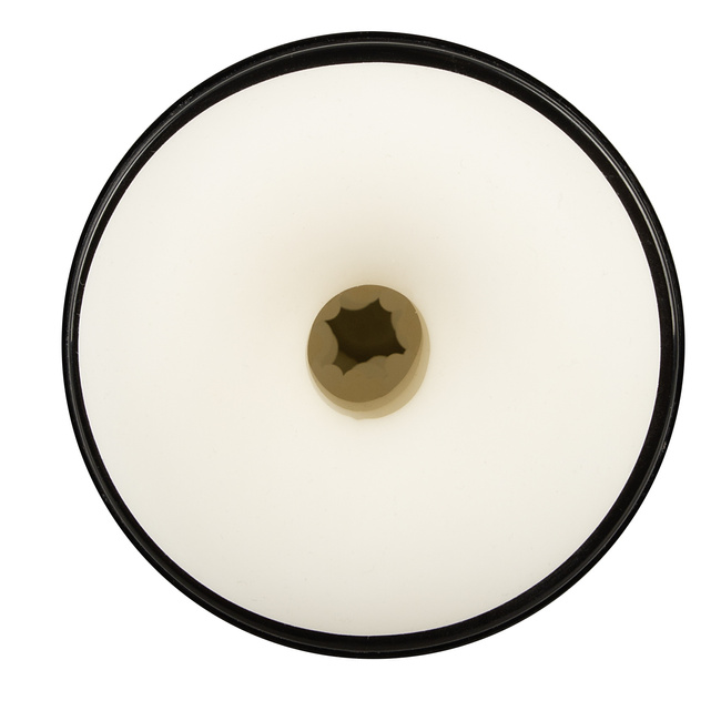 Duży masturbator 3w1 z wibracjami, ruchem posuwistym, z grzaniem i świecącą czaszką