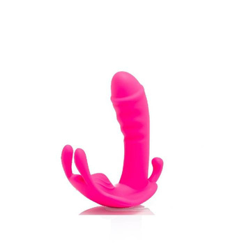 Szalony motylek z czułkami, sterowany na odległość pilotem, silikon, ładowanie USB, 10 trybów