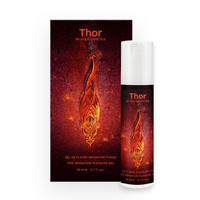 Ognisty żel magiczny THOR supermoc, wzmacnianie rozkoszy i szybszy orgazm kobiety, więcej przyjemności i lepsza erekcja mężczyzny, super skuteczność, efekt rozgrzewania, bez cukru, bez glutenu, 100% wegański, 50 ml