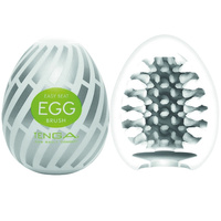 Totalna jazda- masturbator jajko Tenga EGG Brush o wewnetrznej powierzchni w kształcie szczoteczki, seria New Standard (REGULAR)