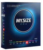 Prezerwatywy kondomy My.Size Pro rozmiar 60 3 szt