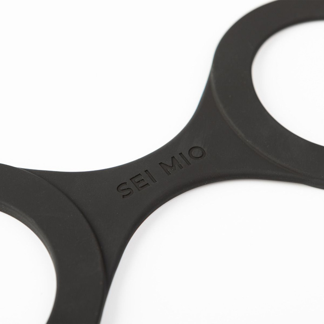 Duże, bardzo mocne silikonowe mankiety przytrzymujące SEI MIO soft BDSM, bondage