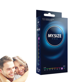 Prezerwatywy dopasowane kondomy My.Size Pro rozmiar 69 10 szt XXL