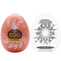 Na jeszcze lepszy dzień - masturbator jajko Tenga EGG Shiny II o wewnętrznej powierzchni w kształcie słońca i jego promieni, seria Hard Boiled (STRONGER)