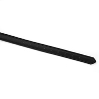 Elegancka maska z organosilikonowej skóry ekologicznej, wegańska, w kolorze głębokiej czerni, 100% VEGE