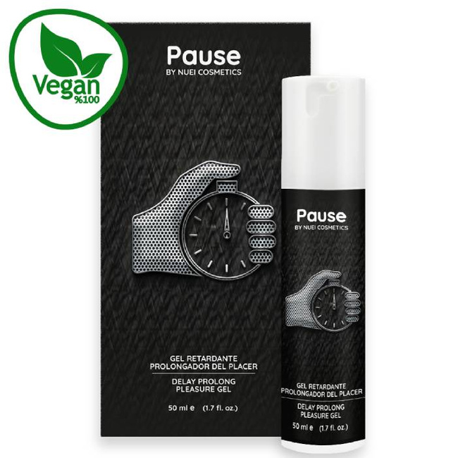 Żel opóźniający wytrysk na bazie wody, 2 substancje aktywne: cinnamal i Laureth-9, 100% wege, 50 ml