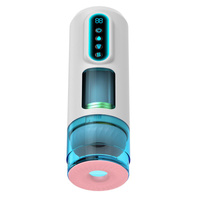 Masturbator premium, 9 trybów wibracji, posuwistości, ssania. Funkcja ogrzewania, długość 28 cm.