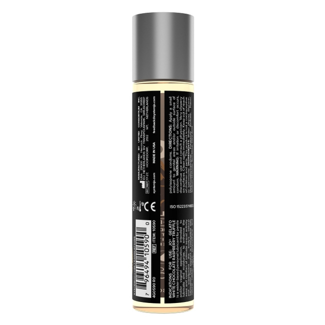 Żel smakowy do każdego rodzaju seksu,  jadalny,  Gelato  lody o smaku trufli z białej czekolady, H2O, 30 ml