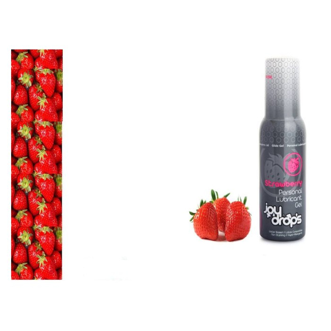Truskawkowy żel nawilżający JoyDrops 100 ml