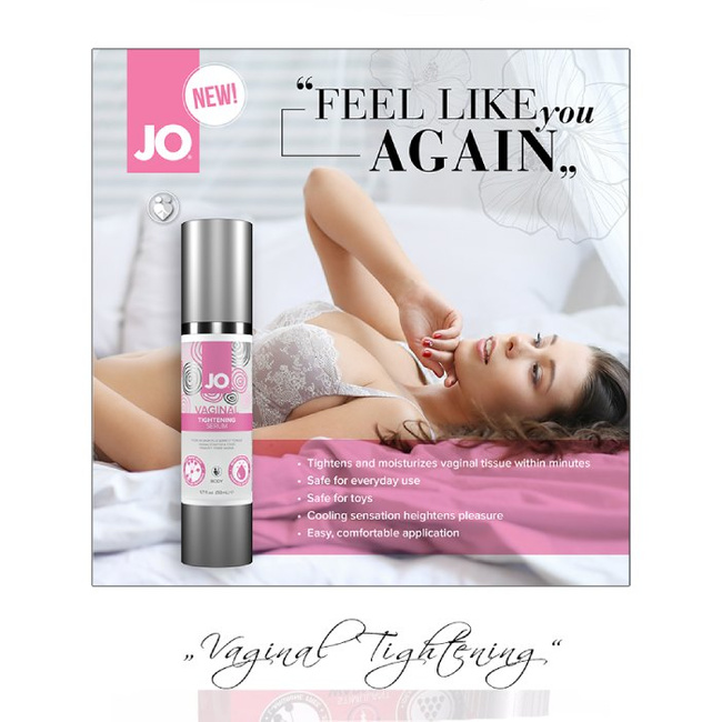 Serum ujędrniające i nawilżające pochwę JO 50ml Przywróć Młodość i Sprężystość