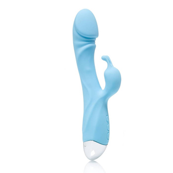 Absolutny wibrator anatomiczny z masażerem łechtaczki