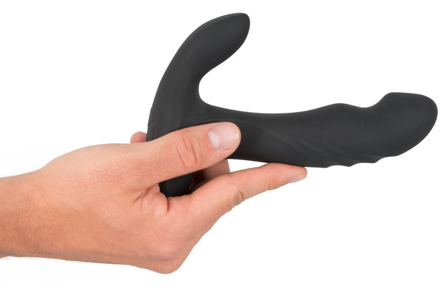 Masażer prostaty ze stymulacją anusa i krocza 16,6 cm