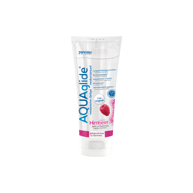 AQUAglide malina żel do seksu oralnego nawilżający 100ml lubrykant malinowy