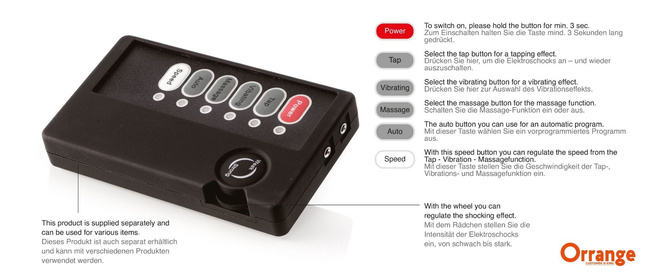 Zestaw elektro do elektrostymulacji z plugiem Thunder