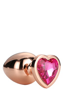 Błyskotliwy korek analny Złoty L