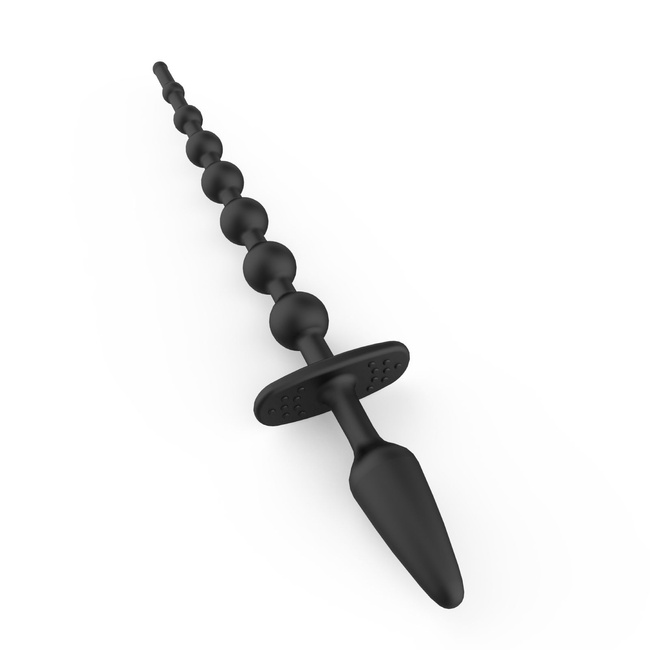 Dildo analne z ogonem z kulek