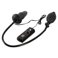 Pompowany plug analny z wibracjami