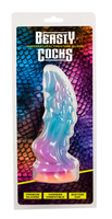 Smok Fallurex. Fantasy dildo jak smok strażnik skarbu pożądania. Dł. 21,5 cm, wkładane 19 cm, Ø 7,3 cm