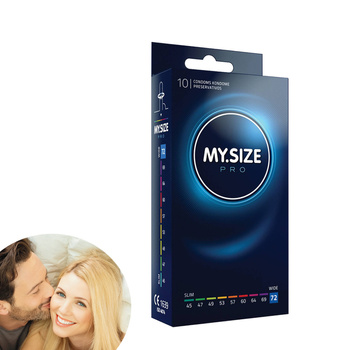 Prezerwatywy dopasowane kondomy My.Size Pro rozmiar 72 10 szt