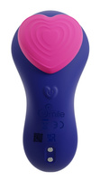 Dyskretny wibrator spacerowy do majtek z pilotem, 9 wibracji, magnetyczne mocowanie w kształcie serca