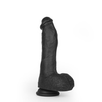 Super realistyczne wibrujące i posuwiste dildo sterowane aplikacją z funkcją grzania 22 cm