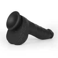 Super realistyczne wibrujące i posuwiste dildo sterowane aplikacją z funkcją grzania 22 cm