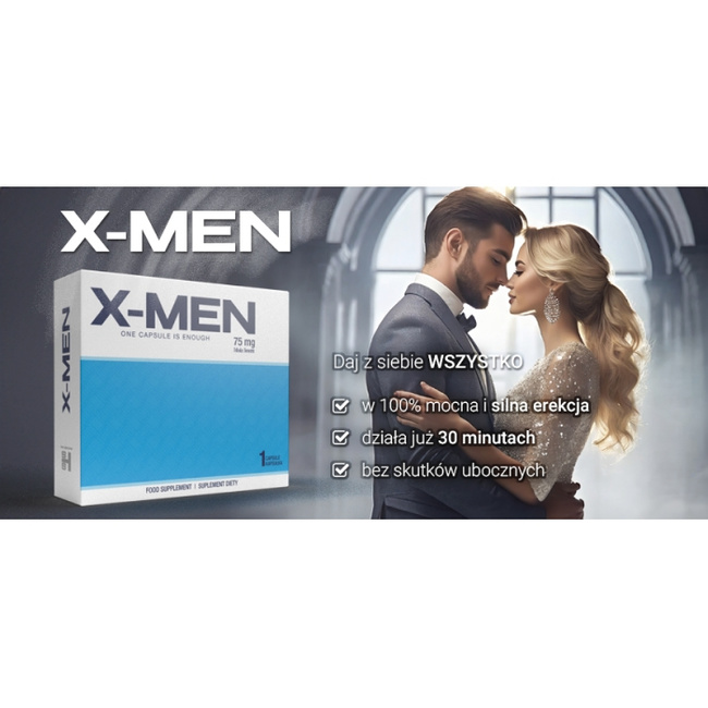 Suplement diety wspomagający męską sprawność seksualna i erekcję – X-MEN™