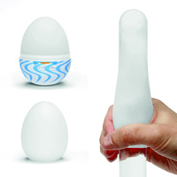 Letnia bryza - masturbator jajko Tenga EGG Wind o frezowaniu jak powiewy łagodnego wiatru, seria Wonder (REGULAR)