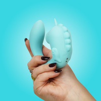 Pieszczoch genialny - stymulator z wibrującym języczkiem do łechtaczki, sutków i ciała, 20 trybów pracy, 2 silniki