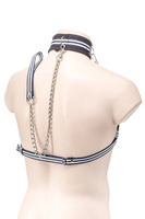 Luksusowy zestaw BDSM 9 częściowy tkany