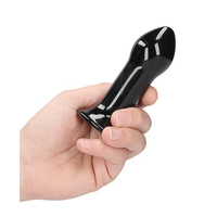 Wibrator szklany korek analny z wibracjami Starter plug na pilota