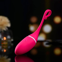 Spacerowe wibrujące jajeczko Irena sterowane aplikacją 7,5x3,5 cm, różowe