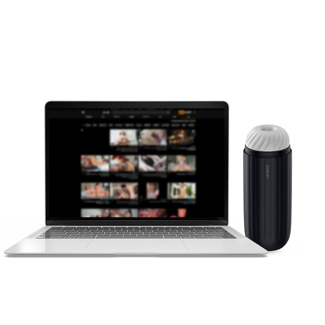 Ssąco–wibrujący masturbator sterowany smartfonem Sam Neo 2