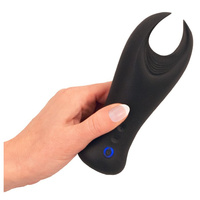 Wibrator dla mężczyzn z ryflowanymi skrzydełkami do penisa i jąder