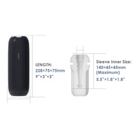 Ssąco–wibrujący masturbator sterowany smartfonem Sam Neo 2