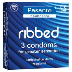 Prezerwatywy Pasante Ribbed 3 szt