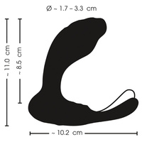 Wibrujący stymulator o podwójnej funkcji DLA NIEJ wibrator punktu G i DLA NIEGO masażer prostaty 