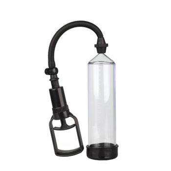 Pompka do penisa z tłoczkiem do pompowania, długość 22 cm, Ø 6 cm