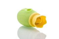 2w1 dwustronny masażer stymulator łechtaczki ssący + języczek