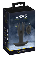 Wibrujący otwieracz pupy, dwukońcówkowy korek analny, rozwierany masażer prostaty, na pilota, wodoodporny IPX7