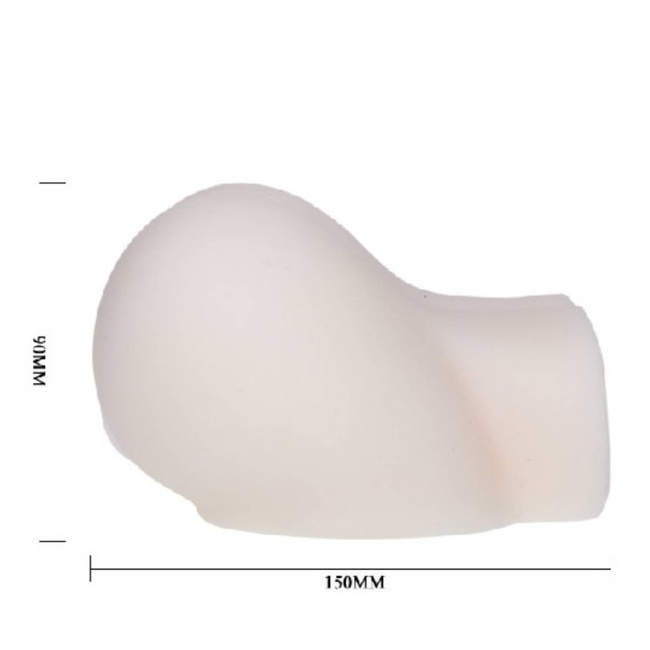 Wibrująca cipka i dupka masturbator z Nature Skin
